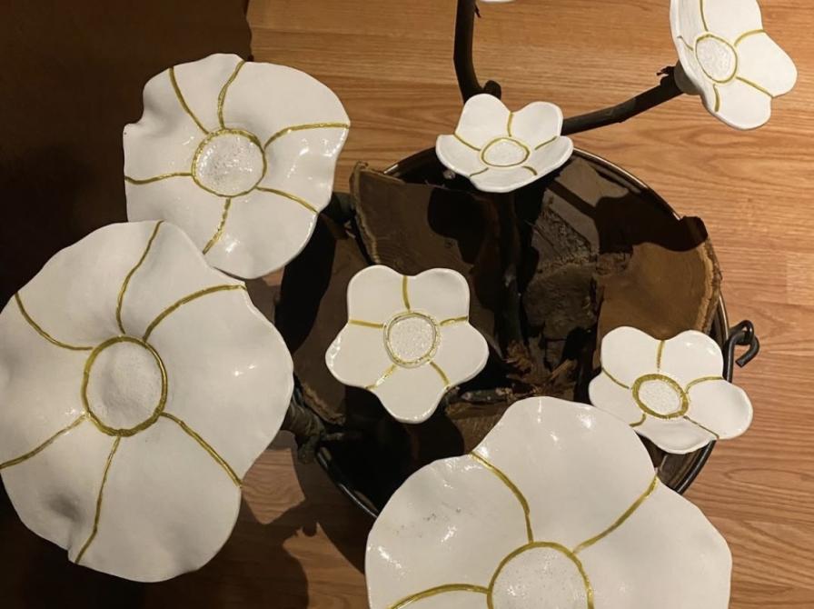 Skulptur af Britt Vinther Andersen.